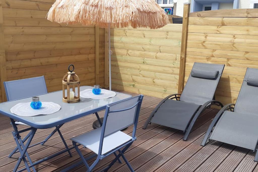 "La Mer Boheme", Patio, Parking Prive, 8 Mn Plage Le Portel Kültér fotó
